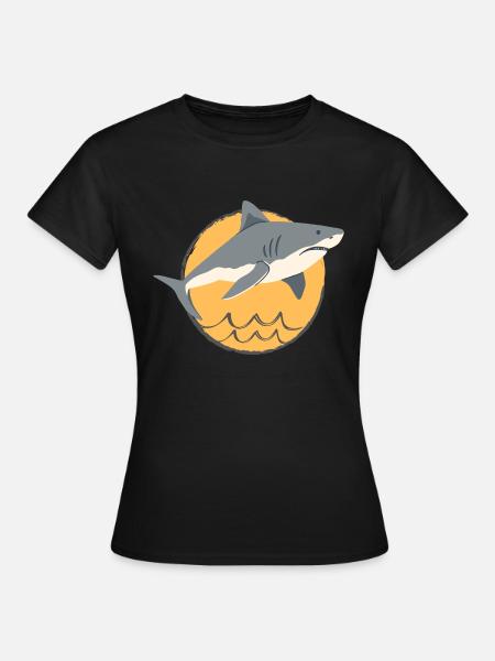 Hai Symbol - Frauen T-Shirt - Schwarz