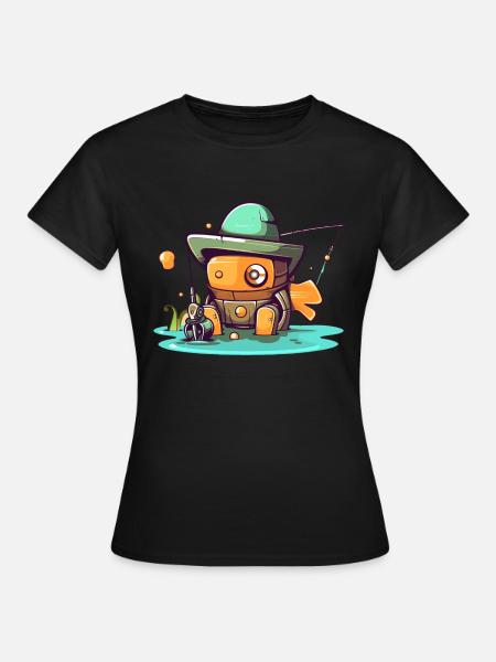 Sündiger Roboter - Frauen T-Shirt - Schwarz