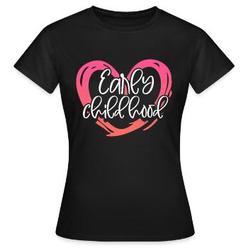 Petite enfance - T-shirt Femme - noir - Devant - AI Model Female 172 dark (172cm)