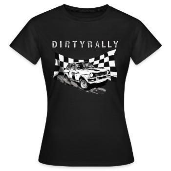 Schmutzige Rallye - Frauen T-Shirt - Schwarz - Vorne - AI Model Female 172 dark (172cm)