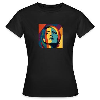 Pride Personified - Women's T-Shirt - black - Front - AI Model Female 172 dark (172cm)