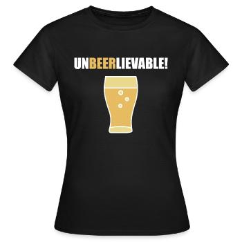 Un blanc incroyable - T-shirt Femme - noir - Devant - AI Model Female 172 dark (172cm)