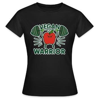 Veganes humorvolles Zitat - Frauen T-Shirt - Schwarz - Vorne - AI Model Female 172 dark (172cm)