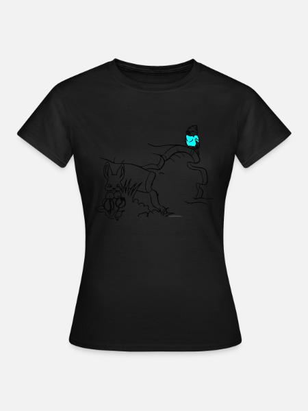 in the forest - Women's T-Shirt - black