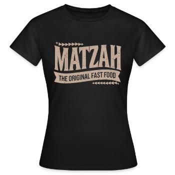 Hommage humoristique à la Matsa - T-shirt Femme - noir - Devant - AI Model Female 172 dark (172cm)