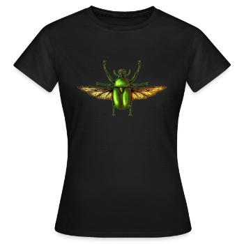 Insecte - T-shirt Femme - noir - Devant - AI Model Female 172 dark (172cm)