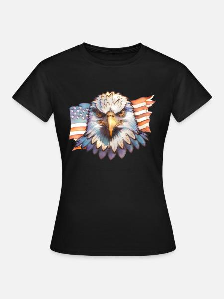 Adler - Frauen T-Shirt - Schwarz