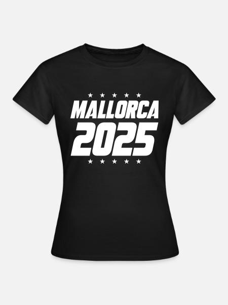 Mallorca 2025 - Frauen T-Shirt - Schwarz