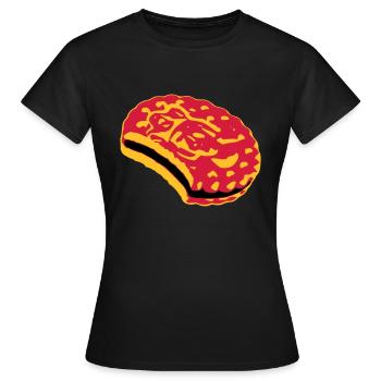 Keks - Frauen T-Shirt - Schwarz - Vorne - AI Model Female 172 dark (172cm)