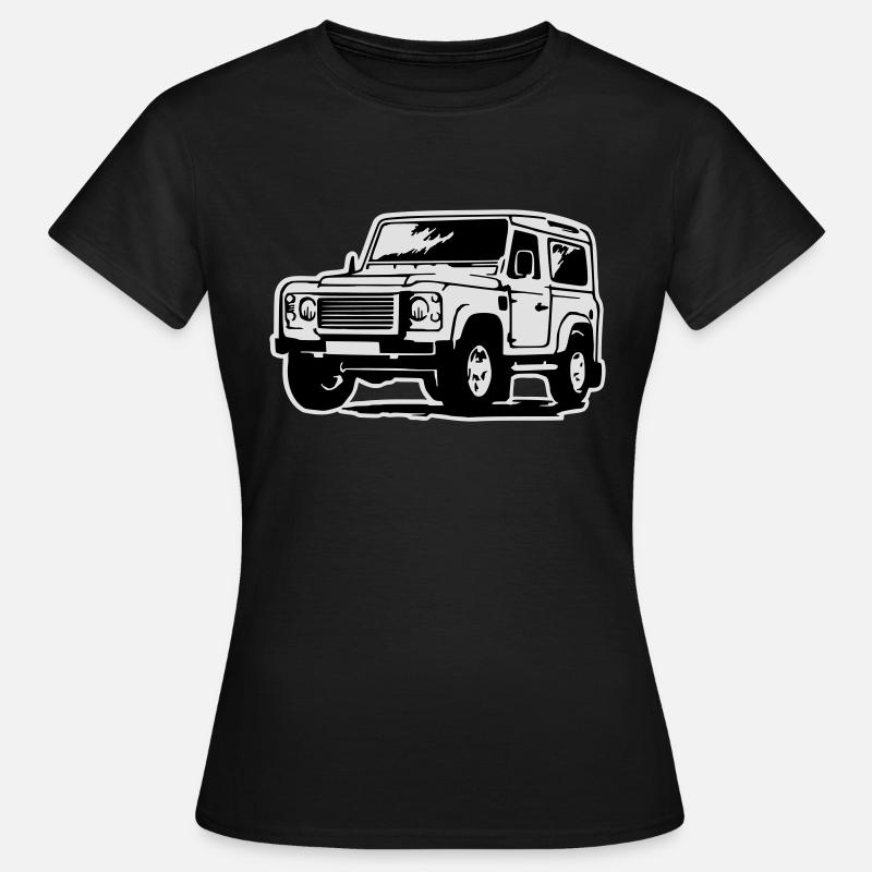 Defender (mit Hintergrund) - Women's T-Shirt - black