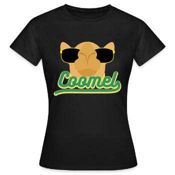Cute Camel 3 04 - Frauen T-Shirt - Schwarz - Vorne - AI Model Female 172 dark (172cm)