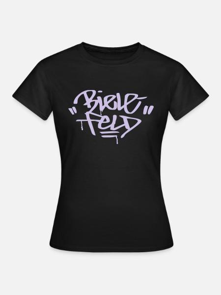 Bielefeld Ultra Graffit Fanshirt - Frauen T-Shirt - Schwarz