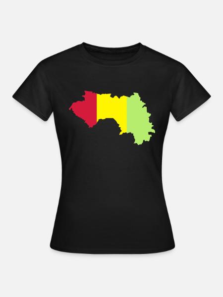 Guinea - Frauen T-Shirt - Schwarz