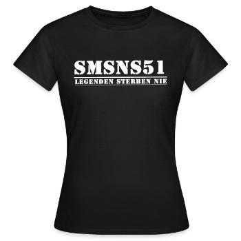 Simson - T-shirt Femme - noir - Devant - AI Model Female 172 dark (172cm)