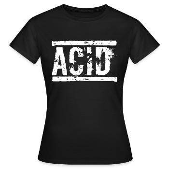 ACIDE - T-shirt Femme - noir - Devant - AI Model Female 172 dark (172cm)