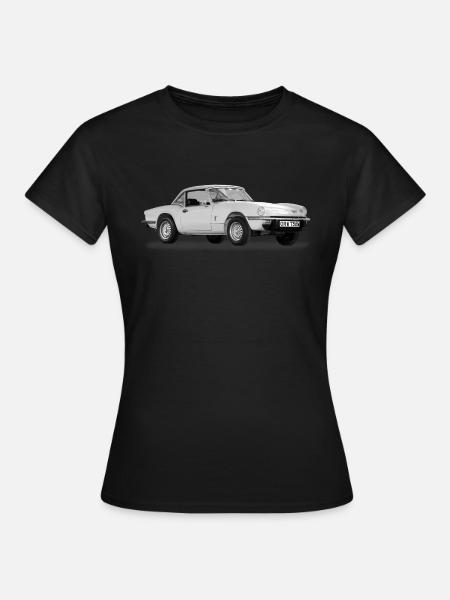 voiture de spitfire - T-shirt Femme - noir