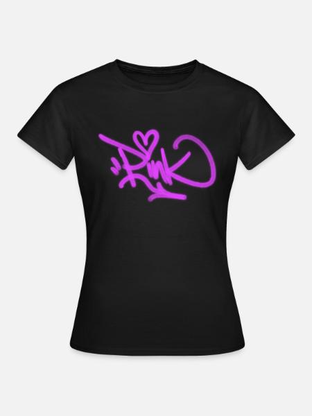 Pink - Frauen T-Shirt - Schwarz