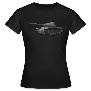 tank urss - T-shirt Femme - noir - Devant - AI Model Female 172 dark (172cm)