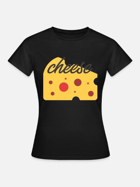Cheese - Frauen T-Shirt - Schwarz