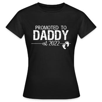 promu papa 2022 - T-shirt Femme - noir - Devant - AI Model Female 172 dark (172cm)