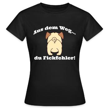 Dire Hors de vos erreurs - T-shirt Femme - noir - Devant - AI Model Female 172 dark (172cm)