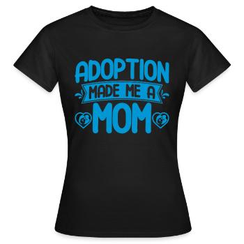 Foster parents Adoption of children Adoptive parents - Women's T-Shirt - black - Front - AI Model Female 172 dark (172cm)
