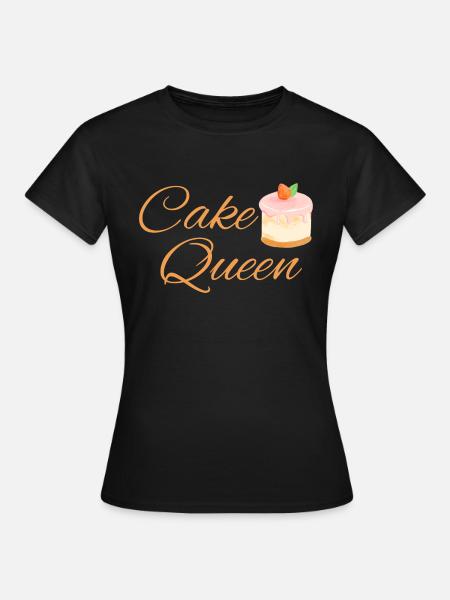 Cake Queen - Frauen T-Shirt - Schwarz