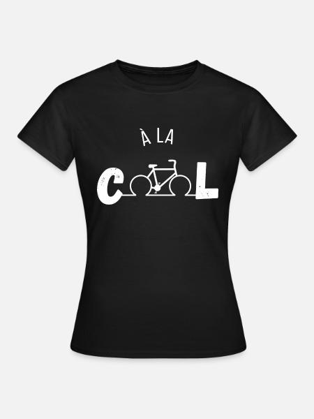 Cool - Fahrrad-Geschenkidee - Frauen T-Shirt - Schwarz