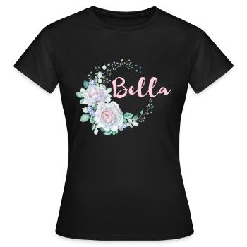 Pour Bella - T-shirt Femme - noir - Devant - AI Model Female 172 dark (172cm)