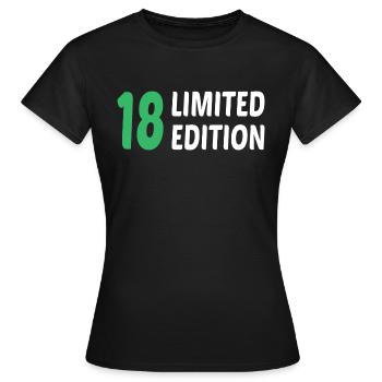 18th Birthday Gift Legal Age - Women's T-Shirt - black - Front - AI Model Female 172 dark (172cm)