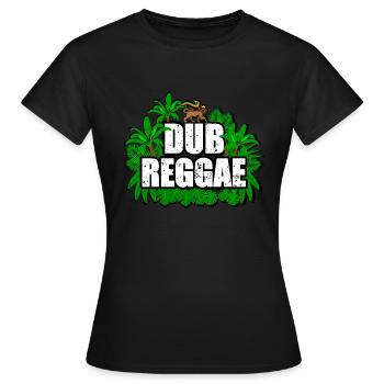 Reggae Dub - Frauen T-Shirt - Schwarz - Vorne - AI Model Female 172 dark (172cm)