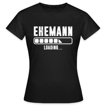 EHEMANN - Frauen T-Shirt - Schwarz - Vorne - AI Model Female 172 dark (172cm)
