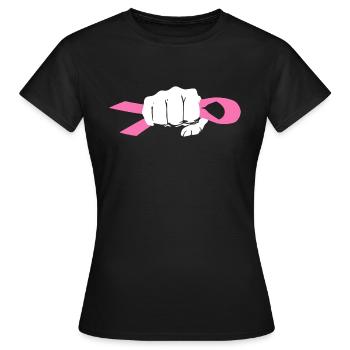 FIGHT CANCER SHIRT - Women's T-Shirt - black - Front - AI Model Female 172 dark (172cm)