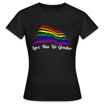 pride - Frauen T-Shirt - Schwarz - Vorne - AI Model Female 172 dark (172cm)