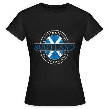 Ecosse Ecosse - T-shirt Femme - noir - Devant - AI Model Female 172 dark (172cm)