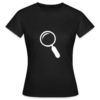 Lupe - perfektes Design - Frauen T-Shirt - Schwarz - Vorne - AI Model Female 172 dark (172cm)