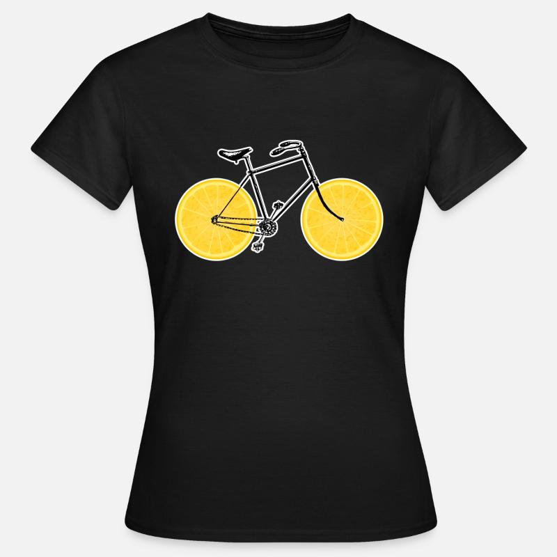 Bicycle lemon - Women's T-Shirt - black