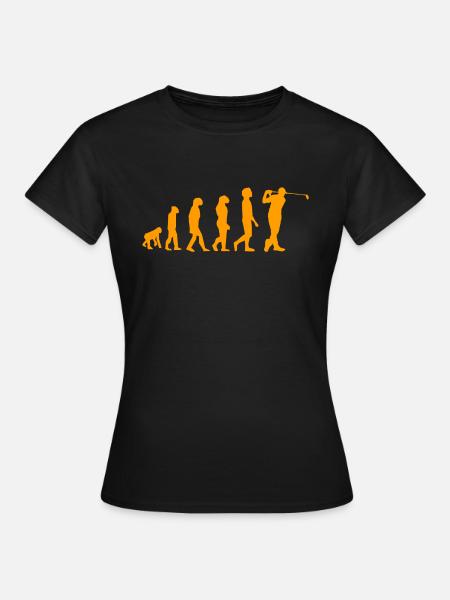 Évolution du golf - T-shirt Femme - noir