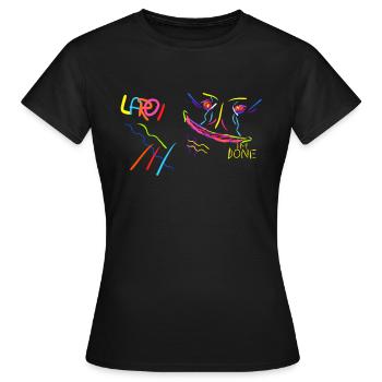 (Le candidat du concours Kid Laroi Merch) IM FAIT - T-shirt Femme - noir - Devant - AI Model Female 172 dark (172cm)