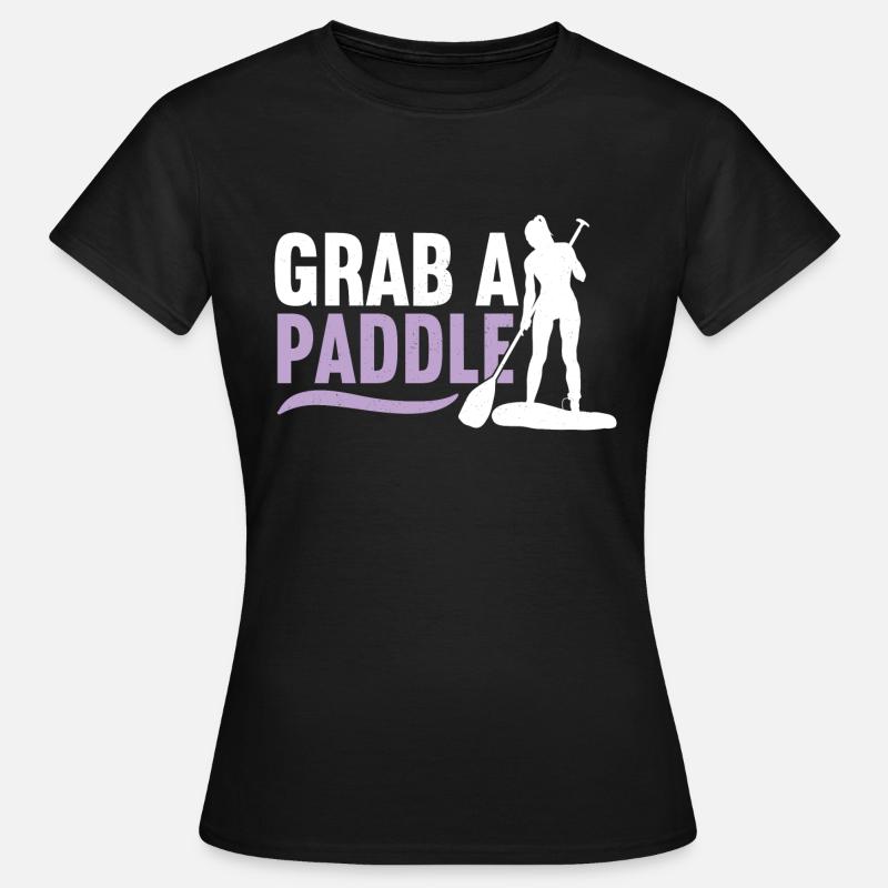 SUP Paddle Board Paddleboarding - Women's T-Shirt - black