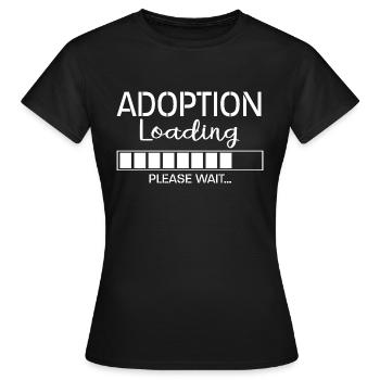 Chargement de l’adoption - T-shirt Femme - noir - Devant - AI Model Female 172 dark (172cm)