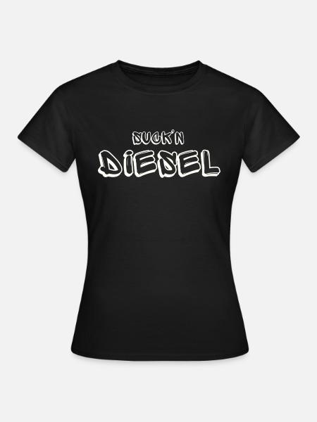 Norn Iron Motorcycling Phrase - Suck'N Diesel - Women's T-Shirt - black