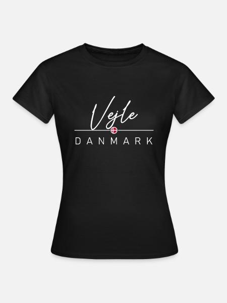 Dänemark - Vejle - Danmark - Denmark - Frauen T-Shirt - Schwarz