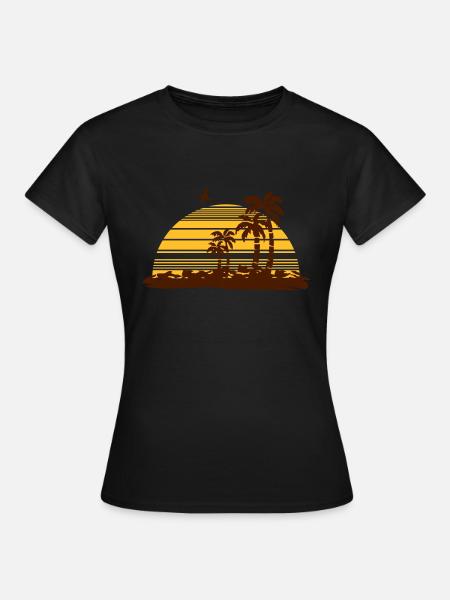 sunset - T-shirt Femme - noir