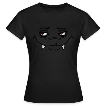 monstre - T-shirt Femme - noir - Devant - AI Model Female 172 dark (172cm)