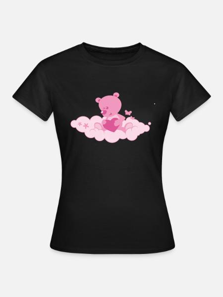 teddy - Frauen T-Shirt - Schwarz