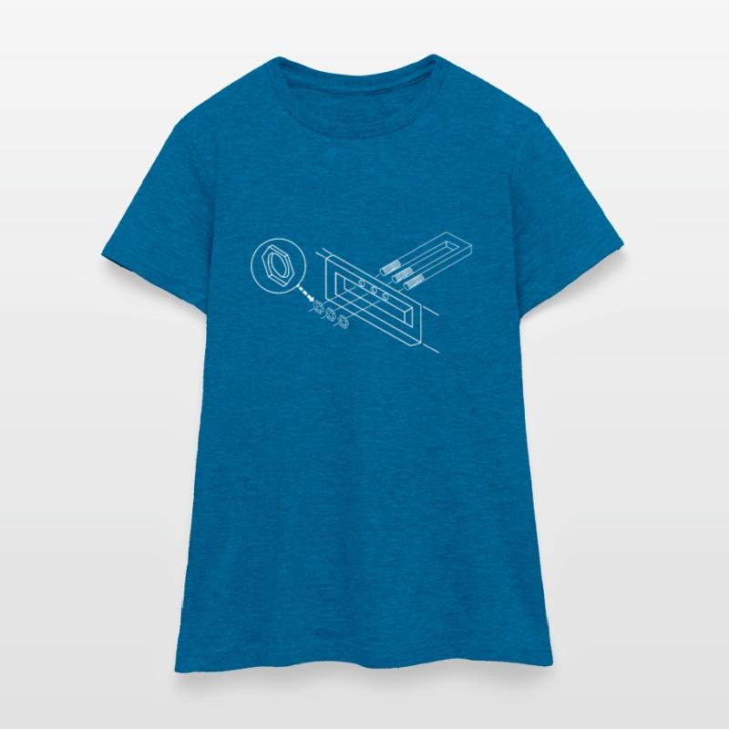 Impossible object illusion Optical illusion Women's T-Shirt