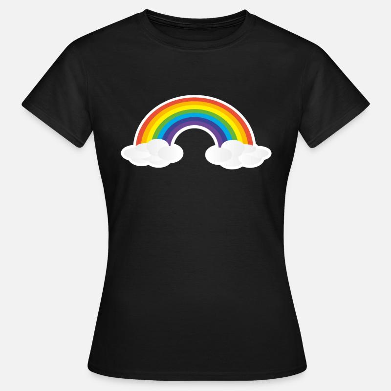 rainbow - Women's T-Shirt - black