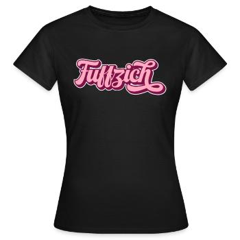 Fuffzich 50. Geburtstag Birthday Fünfzig Geschenk - Frauen T-Shirt - Schwarz - Vorne - AI Model Female 172 dark (172cm)
