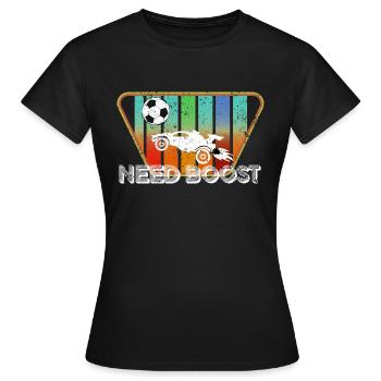 Rocket RC Car League Soccer Retro Vintage - T-shirt Femme - noir - Devant - AI Model Female 172 dark (172cm)